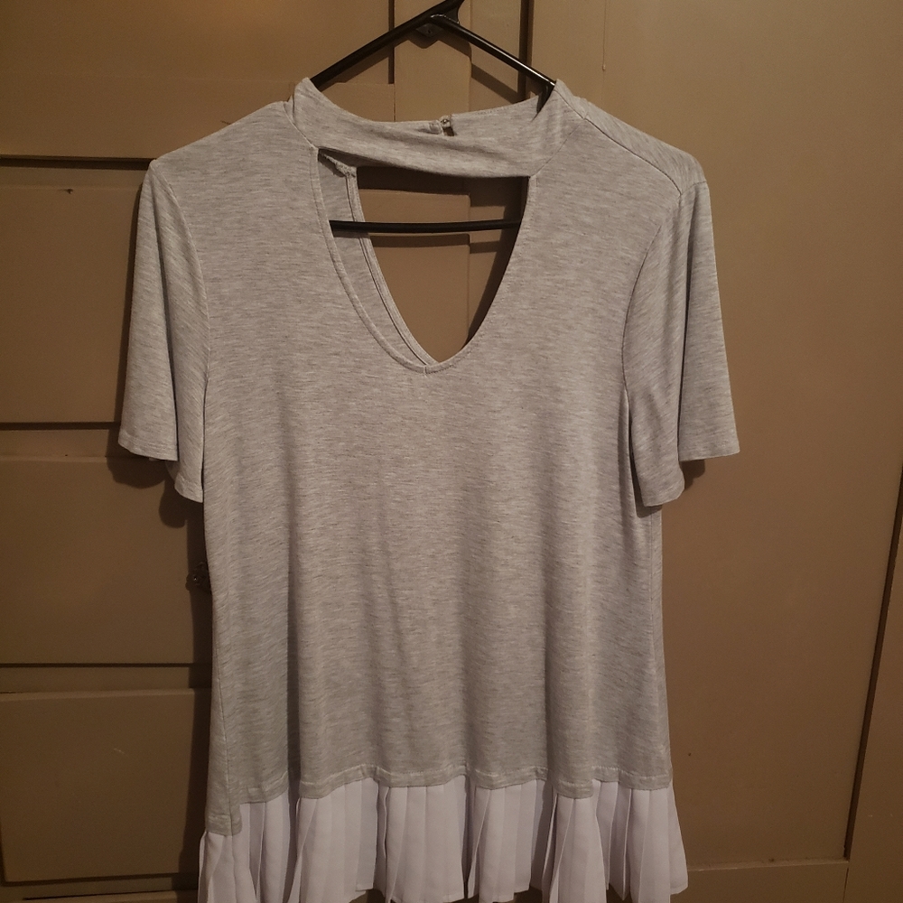 Grey blouse